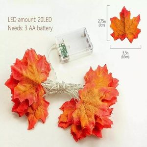 Fall Maple Leaves Fairy String Light 40 LED